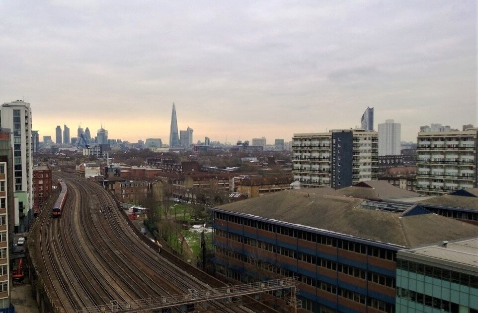 View of London from Vauhall